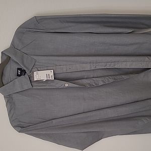 XL H&M Gray Casual Dress Shirt New with Tags